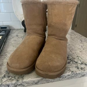 rose gold bailey bow uggs